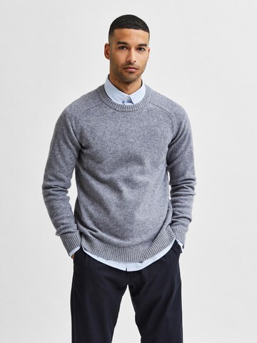 SELECTED HOMME Pullover 'Coban' i grå: forside