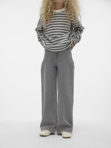 Wide leg Jeans 'KENYA' di Vero Moda Girl in grigio