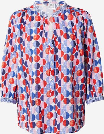 Emily Van Den Bergh Blouse in Blauw: voorkant