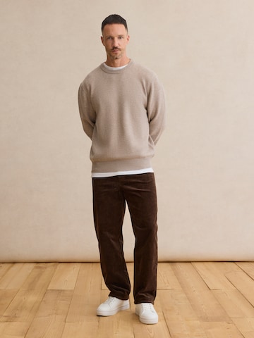 DAN FOX APPAREL Regular Trousers 'Andre' in Brown