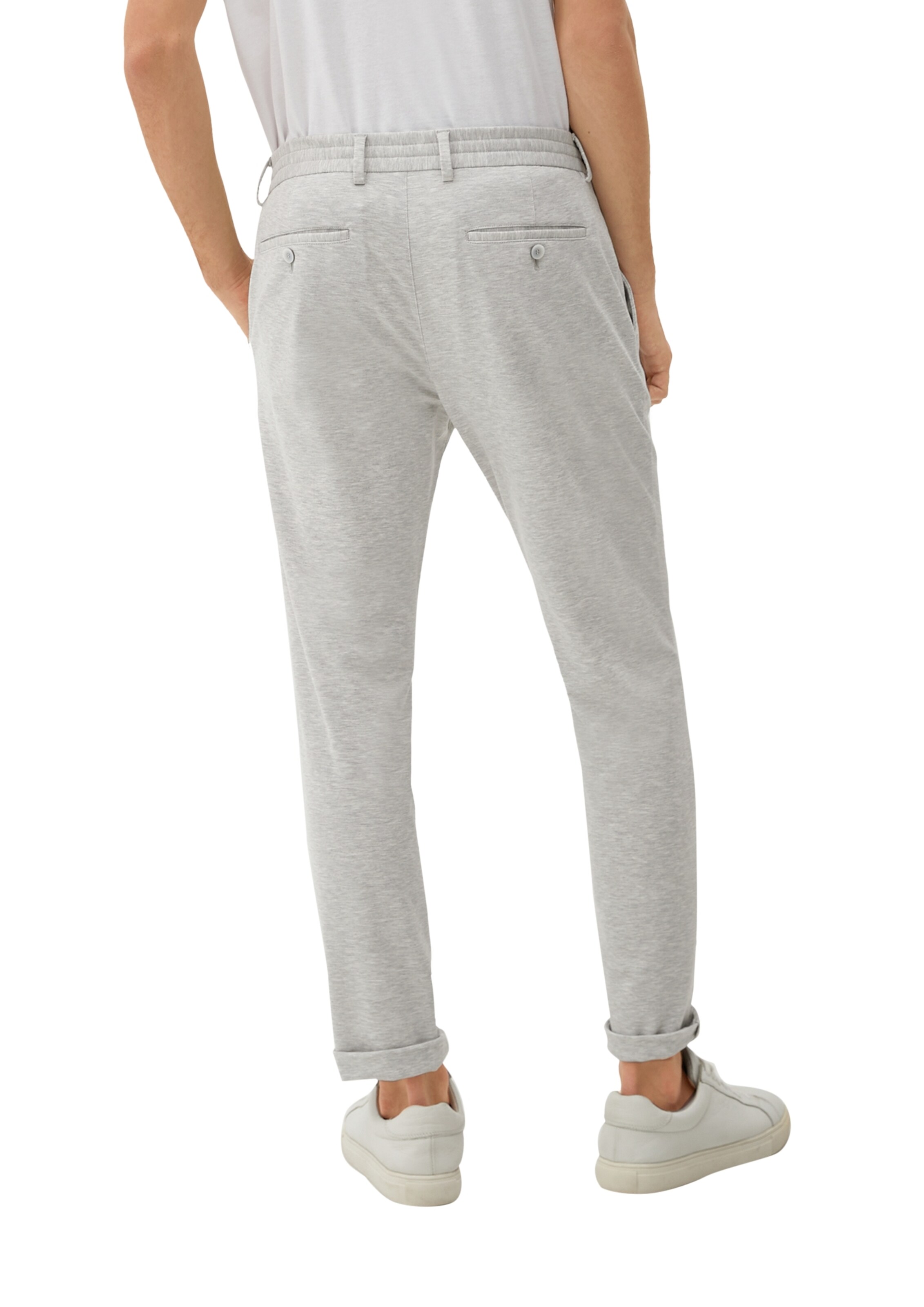 Coupe slim Pantalon chino s.Oliver en gris