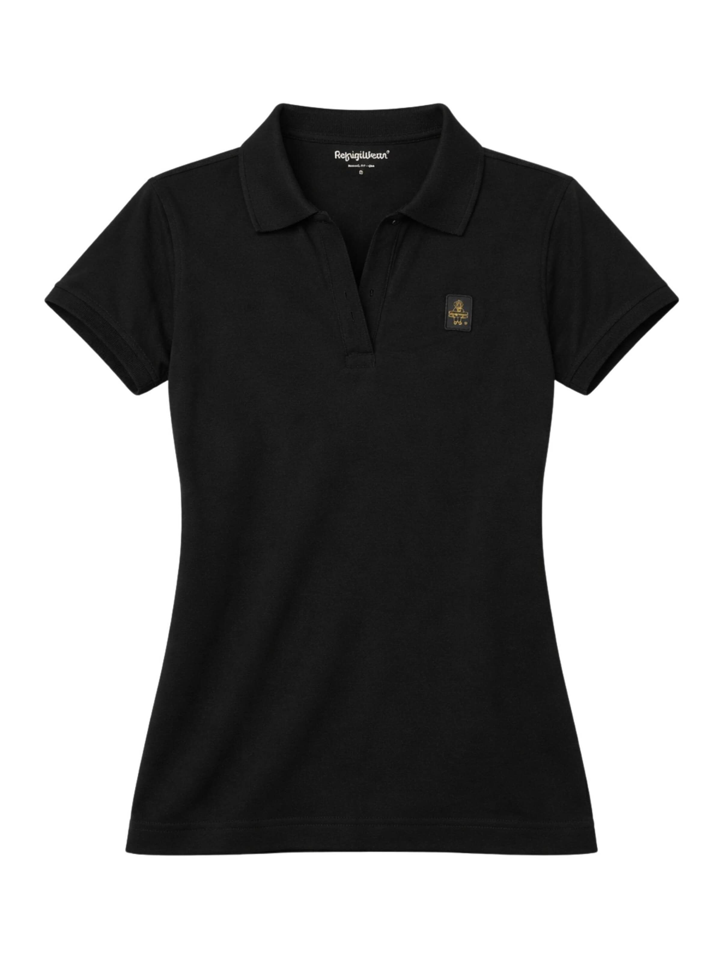 T-Shirt 'FLORA POLO' Refrigiwear en noir : devant