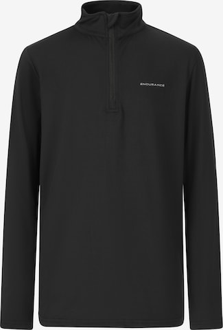 ENDURANCE Funktionsshirt 'Allan Jr' in Schwarz: Vorderseite