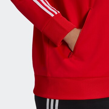 ADIDAS ORIGINALS Zip-Up Hoodie 'Primeblue Sst ' in Red