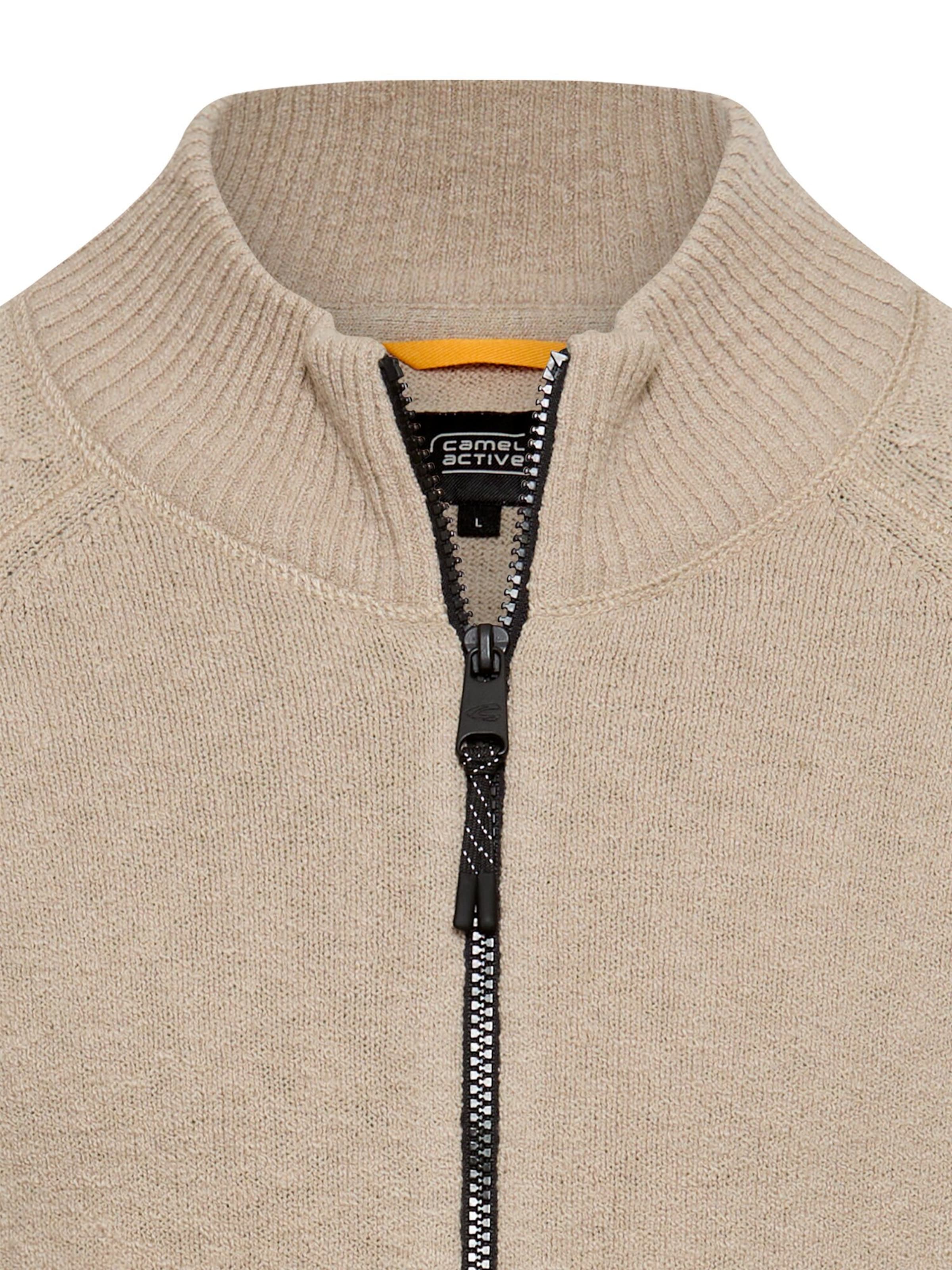 CAMEL ACTIVE Knit Cardigan in Beige