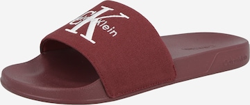 Calvin Klein Jeans Šľapky 'ESS' - Červená: predná strana