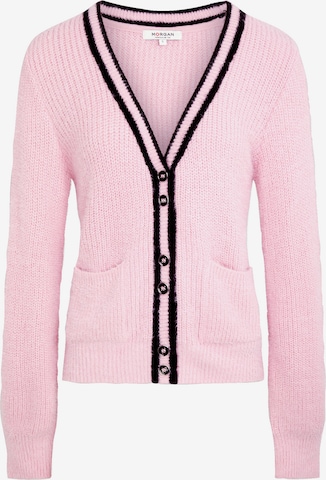 Morgan Neuletakki '261-MELROSE' värissä vaaleanpunainen: etupuoli