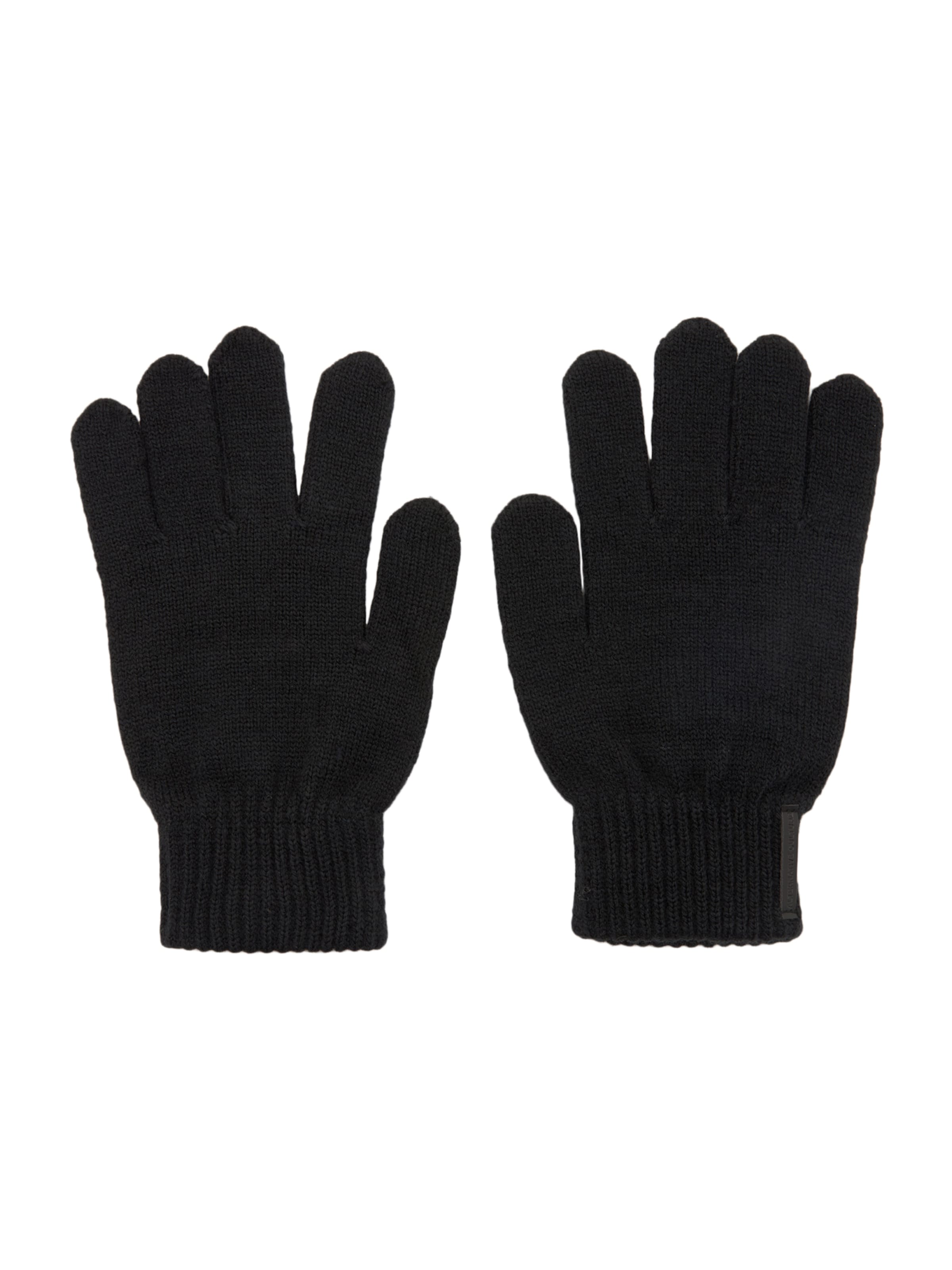 Pull&Bear Fingerhandschuhe in Schwarz: Vorderseite