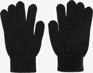 Pull&Bear Ръкавици с пръсти в черно: отпред