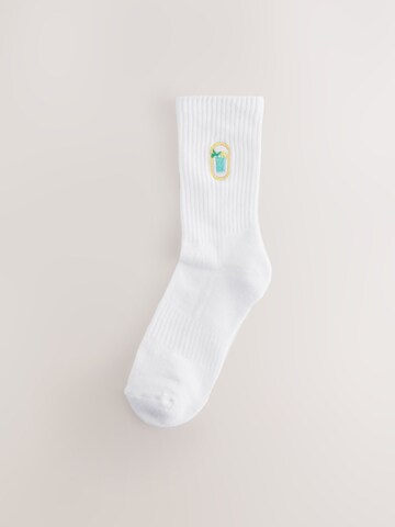 Next Socks in White
