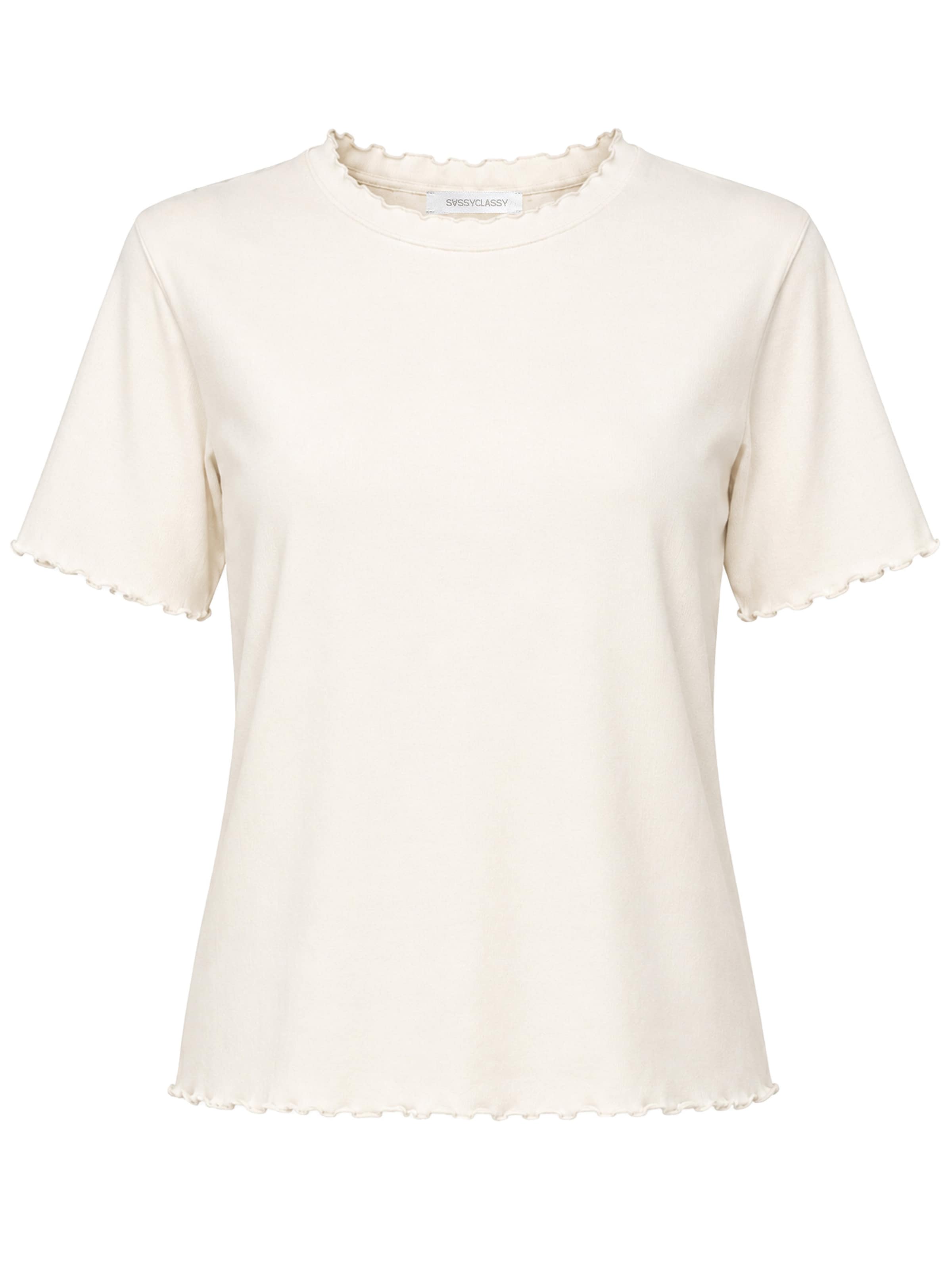 SASSYCLASSY Shirt‌‌‌‌‌‌‌ in Weiß: Vorderseite