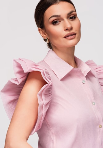 Ombre Blouse in Pink