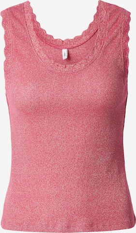 Haut 'ONLCARLA' ONLY en rose : devant