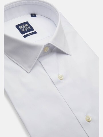 Boggi Milano Slim Fit Бизнес риза в бяло