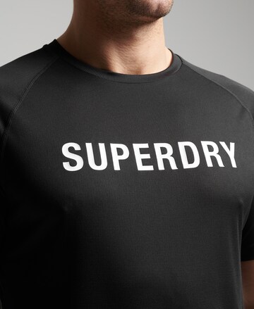 Superdry Performance Shirt 'Train Active' in Black