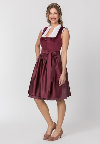 STOCKERPOINT Dirndl 'Mila' in Red: front