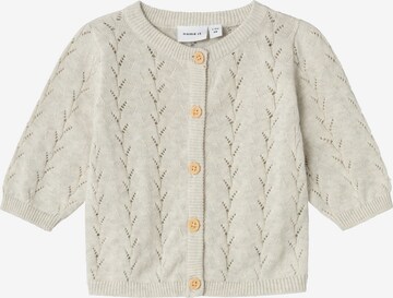 NAME IT Knit Cardigan 'BANNI' in Beige: front