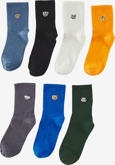 Trendyol Sukat värissä kuninkaallisen sininen / kyyhkynsininen / harmaa / kuusi / oranssi / musta / valkoinen, Tuotenäkymä