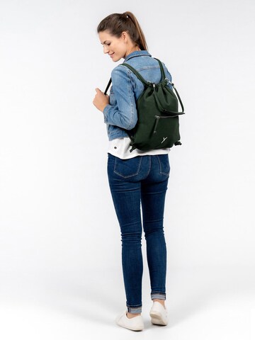 Suri Frey Backpack ' Romy ' in Green: front