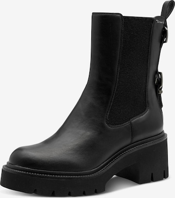Tamaris Chelsea Boots in Black: front