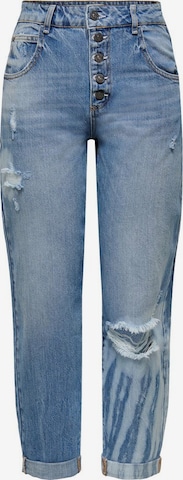 ONLY Tapered Jeans 'Troy' in Blauw: voorkant