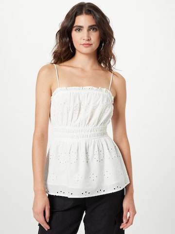 Dorothy Perkins Top in White: front