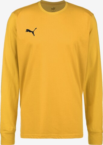 PUMA Performance Shirt in Yellow: front