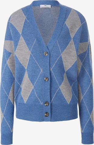 Peter Hahn Knit Cardigan in Blue: front