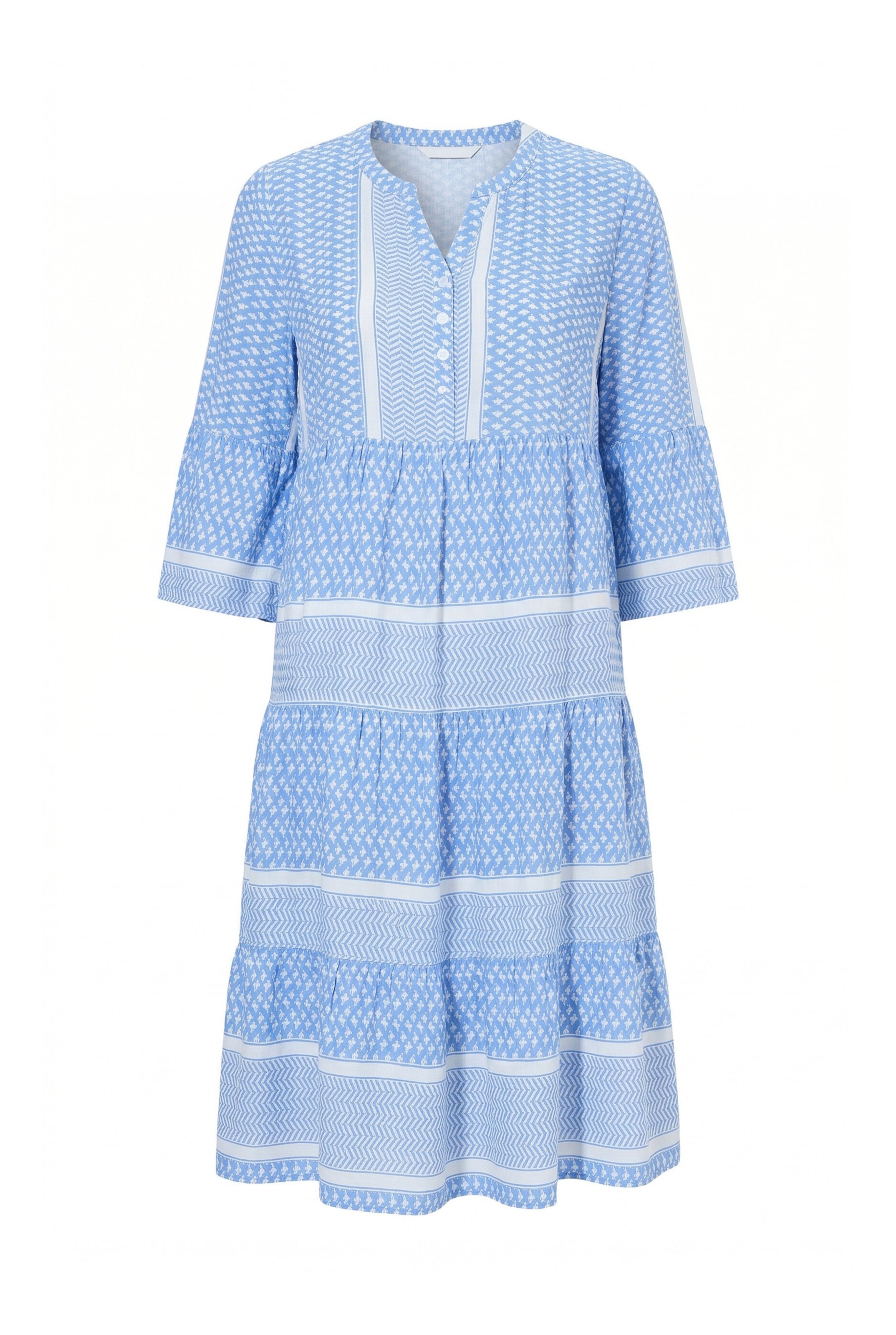 Angel of Style Dress in Blue: front