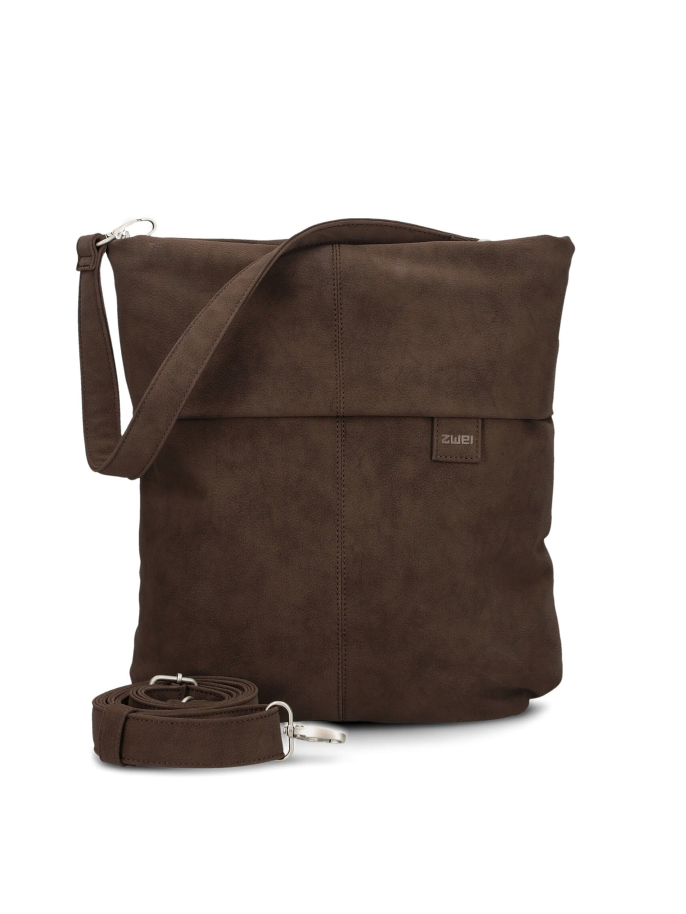 ZWEI Handbag 'MADEMOISELLE.M M12' in Brown: front