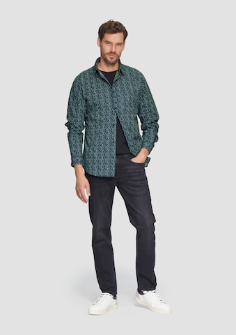s.Oliver Slim fit Button Up Shirt in Green