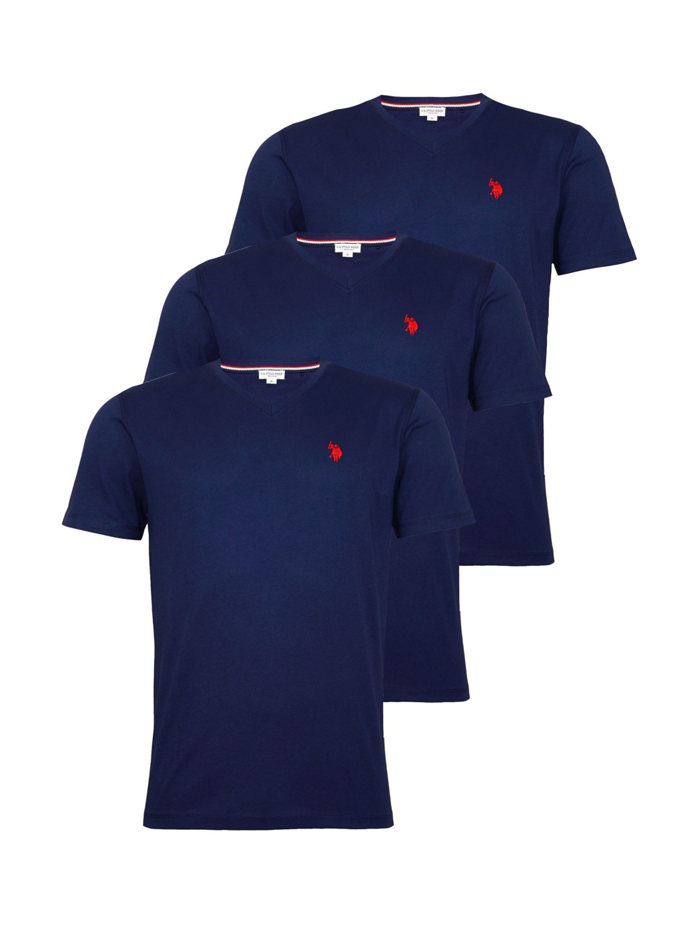 U.S. POLO ASSN. T-Shirt en bleu, Vue avec produit
