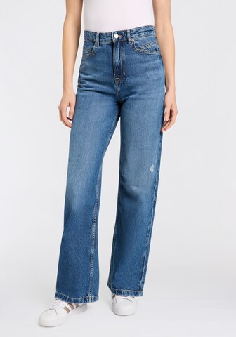 BOSS Orange Regular Jeans in Blue: front