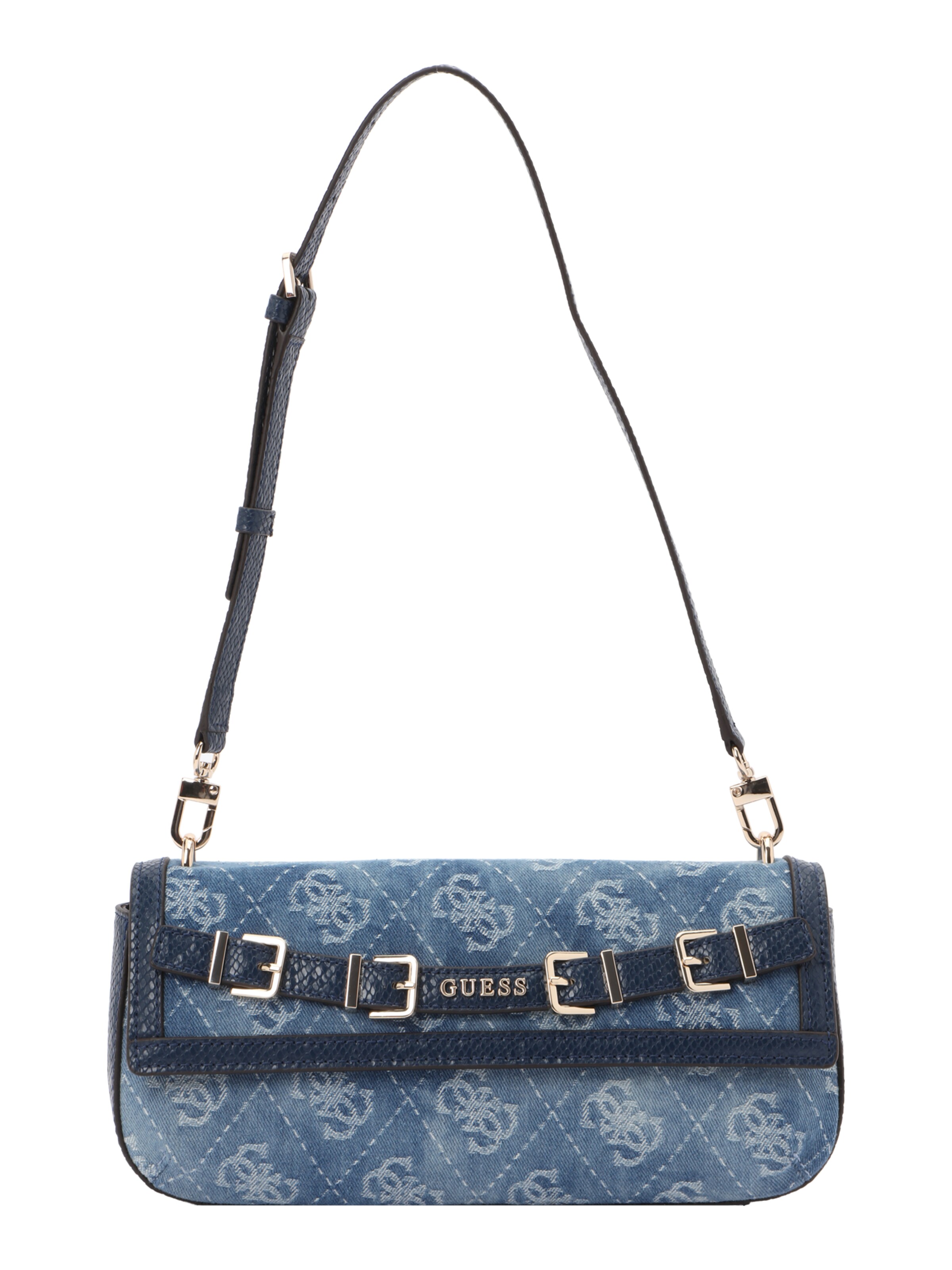 GUESS Schultertasche 'Dovie' in Blau: Vorderseite