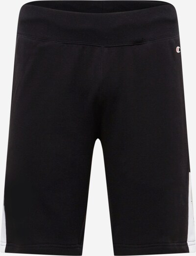 Pantaloni Champion Authentic Athletic Apparel pe negru / alb, Vizualizare produs