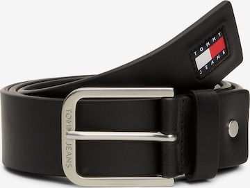 Ceinture Tommy Jeans en noir : devant