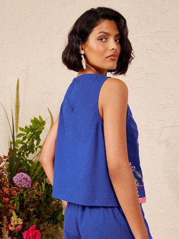 love & roses Topp i blå