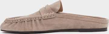 Estro Pantolette '047' i beige: framsida