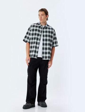 Koton Regular fit Button Up Shirt in Black