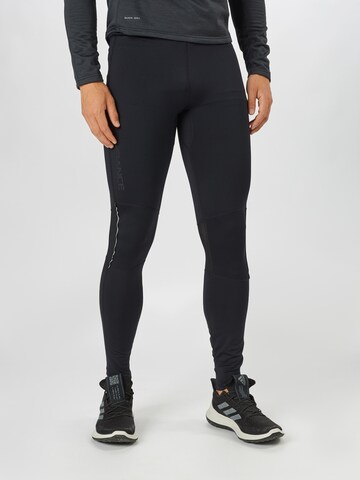 ENDURANCE Skinny Workout Pants 'Tranny Winter XQL' in Black: front