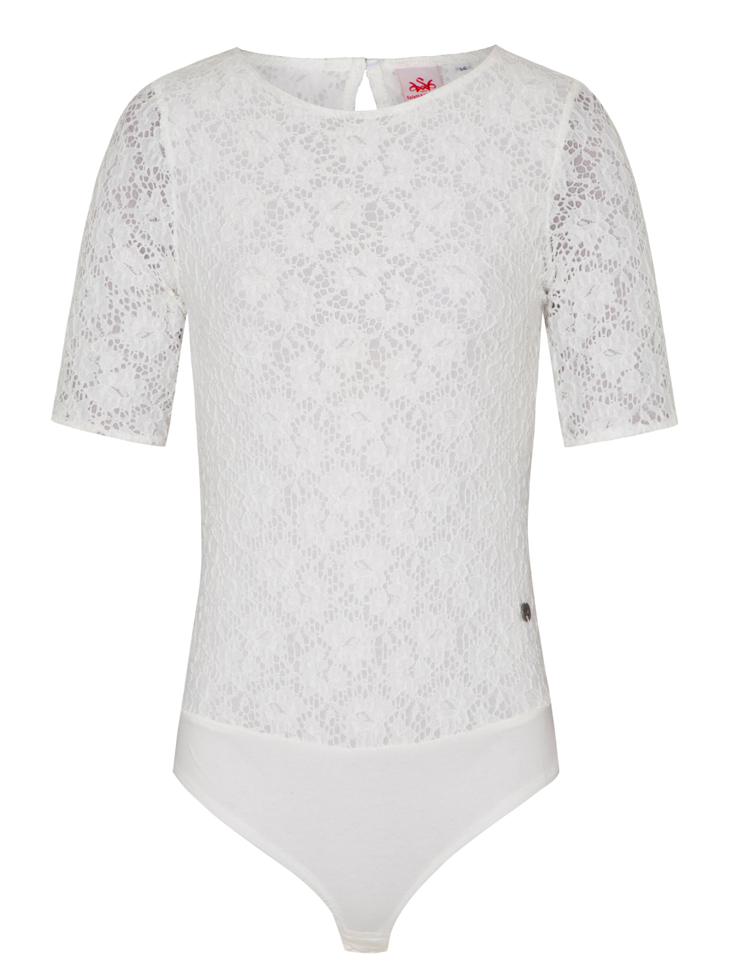 Blouse folklorique SPIETH & WENSKY en blanc : devant