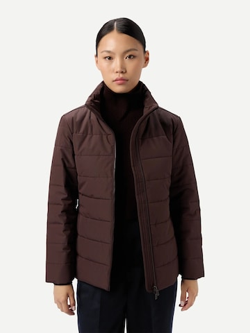 GOBI Cashmere Välikausitakki 'Women's CashmereTECH Jacket' värissä punainen: etupuoli