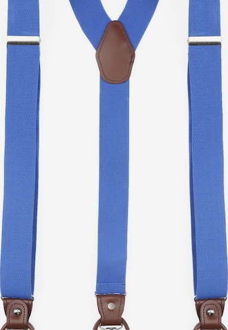 Suitable Suspenders in Blue: front