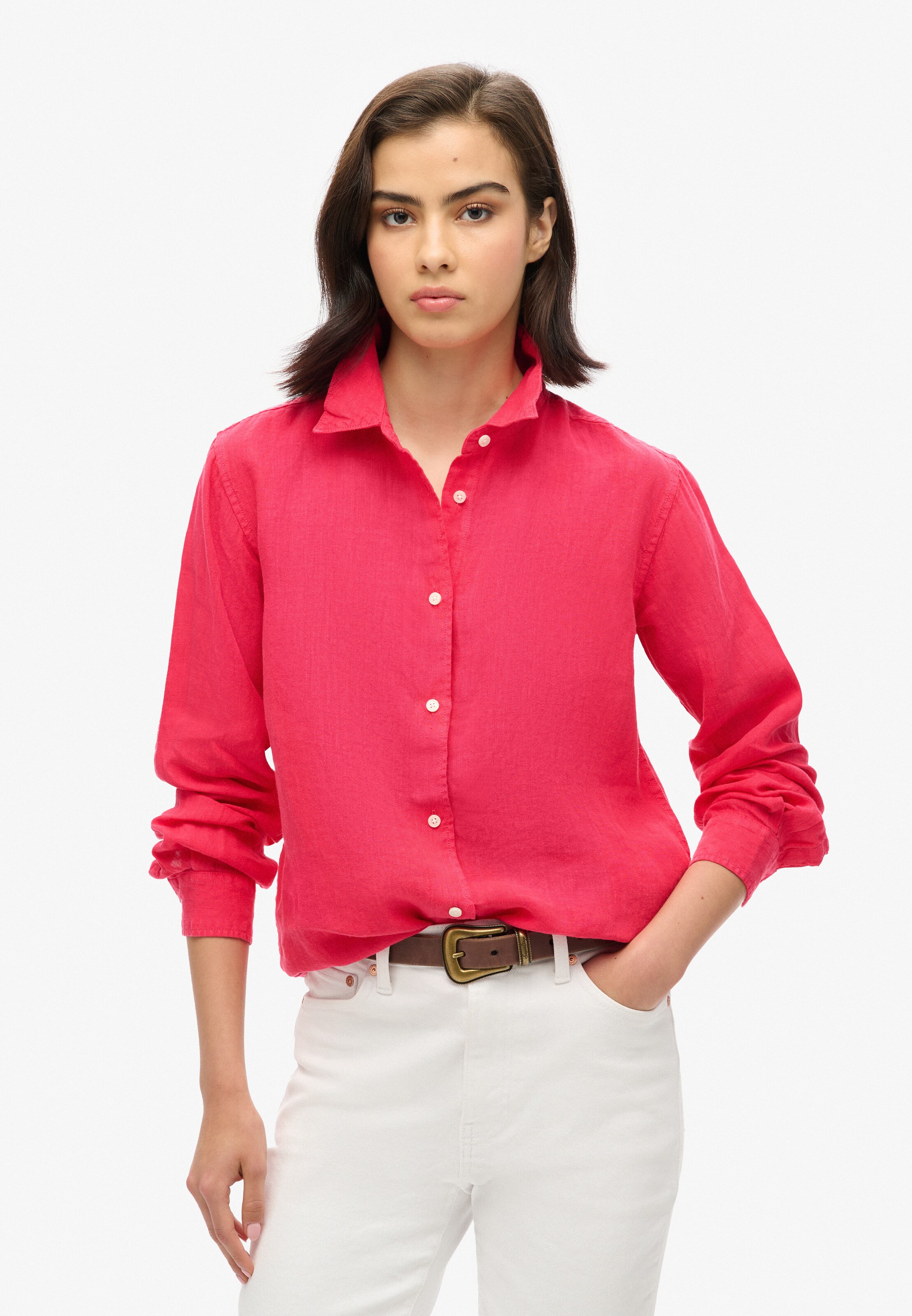 Superdry Bluse in Rot: Vorderseite