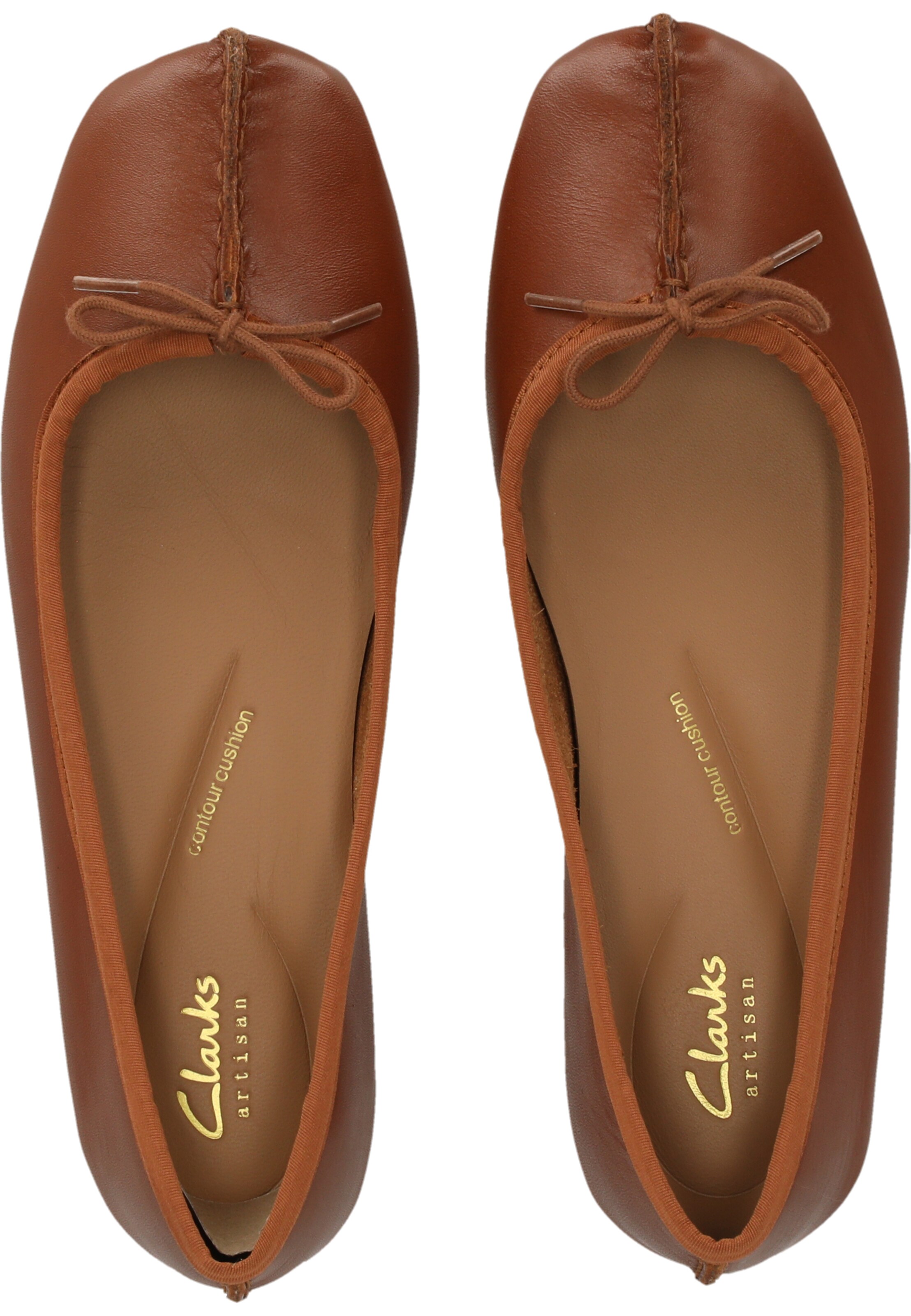 CLARKS Ballerinas 'Freckle Ice' in Braun