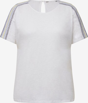 Ulla Popken Shirt in Wit: voorkant