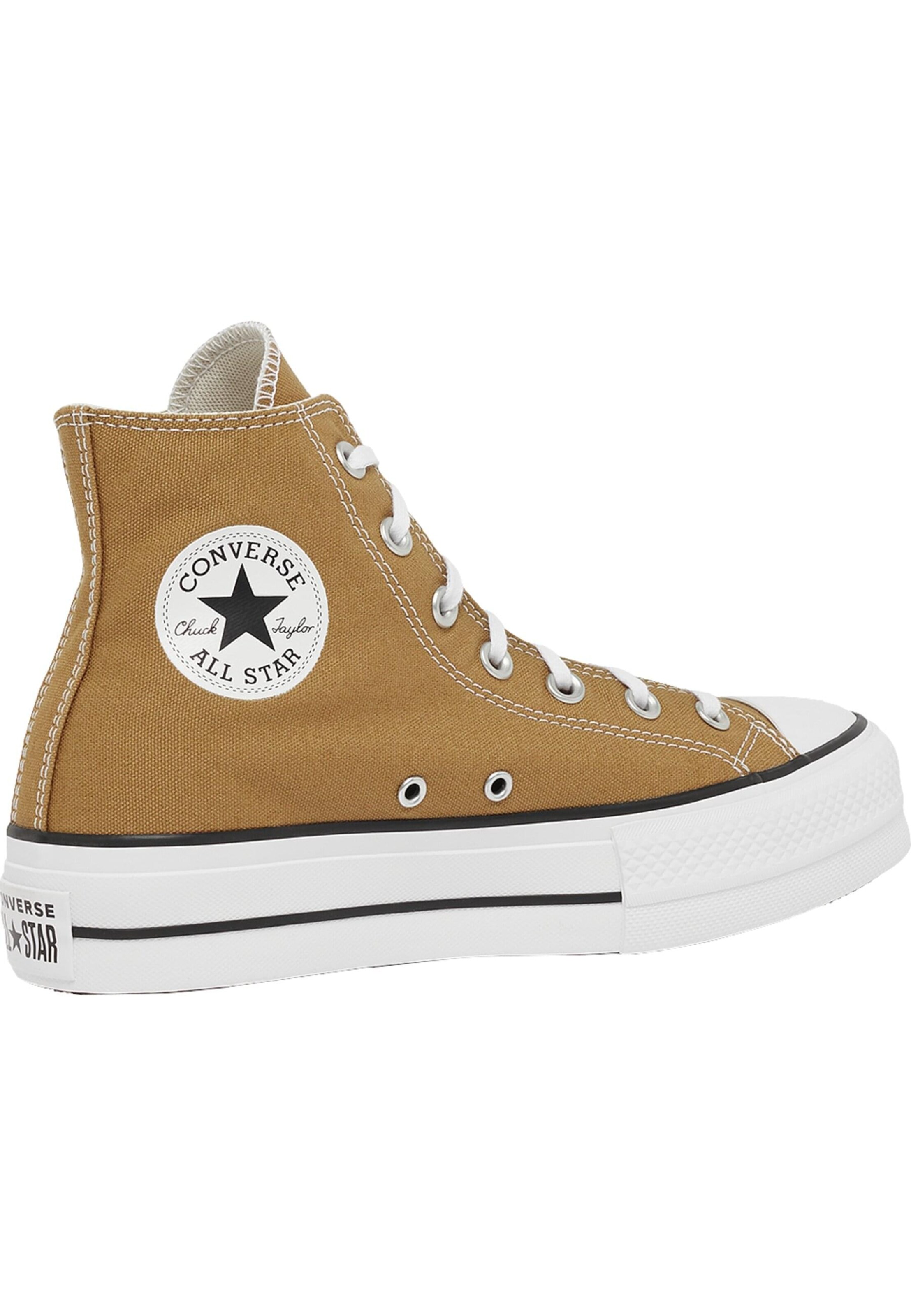 Sneaker alta 'Chuck Taylor All Star Lift' di CONVERSE in giallo