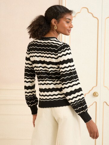 love & roses Knit Cardigan in Black