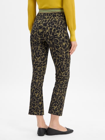 Bootcut Pantalon ' Frederica ' Marc Cain en vert