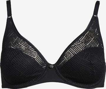 Chantelle BH 'Easy Feel Emma' in Zwart: voorkant